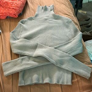 Cropped turtle neck